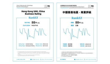 Consecutive Second Year – RankEZ BB+ Rating Reaffirmed in Z-ONE’s 2026 Hong Kong Cybersecurity Tech Business Rating | Mar 10